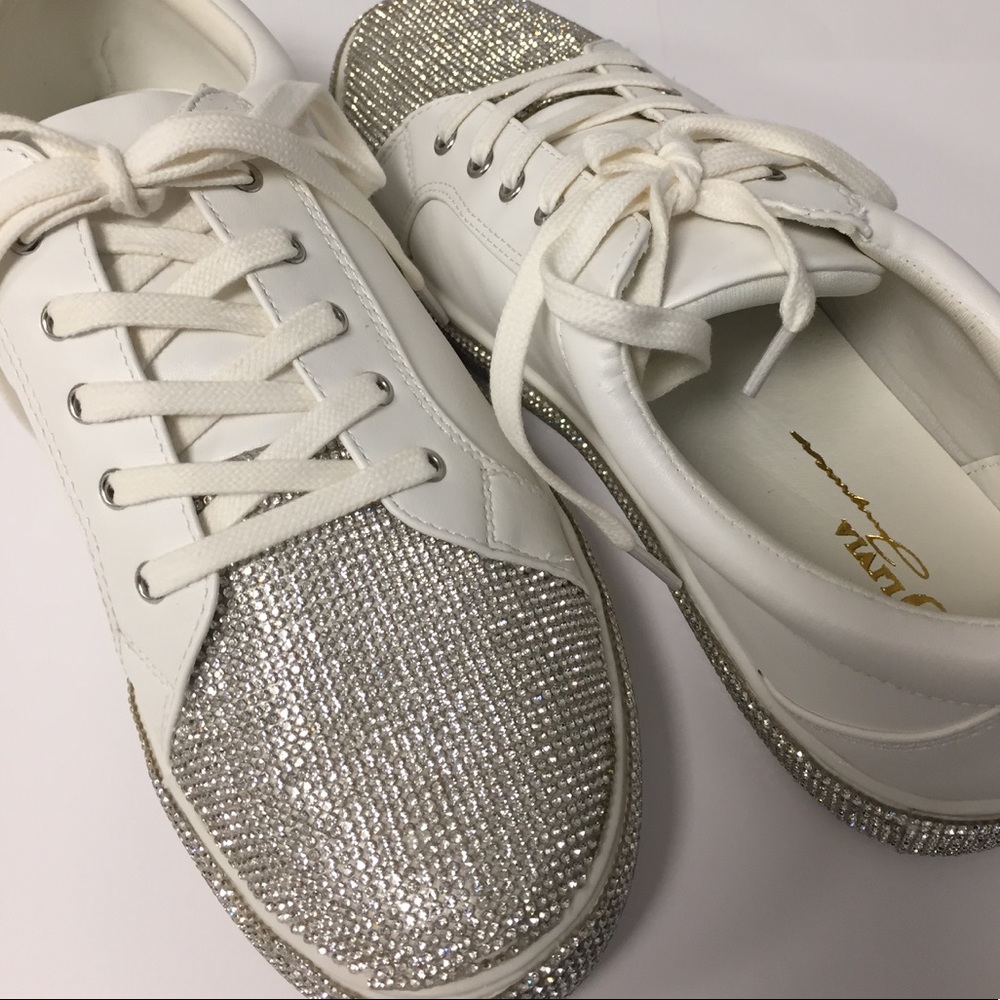 Glamorous BLING RHINESTONE Sneakers - Picture 3 of 15
